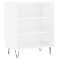 vidaXL Komoda lesklá biela 57x35x70 cm kompozitné drevo