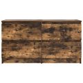 vidaXL TV skrinka Dub dymový 100x35x54 cm Konštrukcia dreva