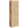 vidaXL Vysoká skrinka staré drevo 60x32x190 cm kompozitné drevo