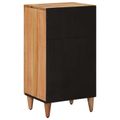 vidaXL Servírovacia skriňa s úložiskom Prírodná 40 x 33 x 75 cm