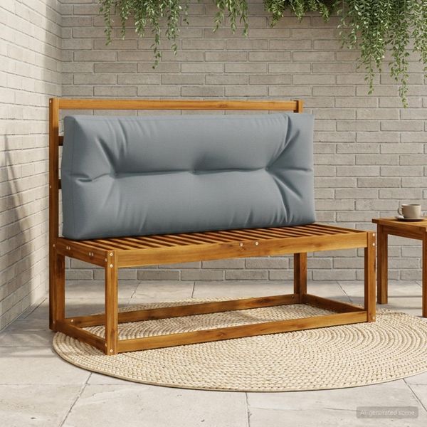 vidaXL Vankúš na paletu VIANEN 100% polyester Modrá 120 x 40 x 12 cm
