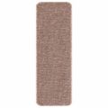 vidaXL Protišmykové schodové rohože 15 ks 60 x 25 cm Svetlohnedá PP