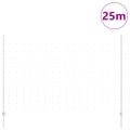 vidaXL Vonkajšie divoké oplotenie s posteľami 25 x 1,6 m Strieborná