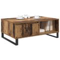 vidaXL Konferenčný stolík Staré drevo 90 x 60 x 35 cm Kompozitné drevo