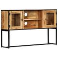 vidaXL TV skrinka 120x30x75 cm, recyklovaný masív