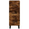 vidaXL Vysoká skrinka dymový dub 34,5x34x180 cm spracované drevo