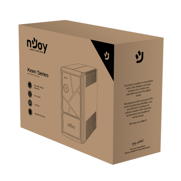 nJoy - Keen 800, UPS, 800 VA / 480 W, LI