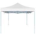 vidaXL Skladací párty stan 3x4,5 m, biely