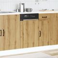 vidaXL Panel umývačky riadu Kalmar dub artisan 45x1,5x57 cm kompozitné drevo