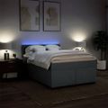 vidaXL Boxspring posteľ s matracom tmavosivá 140x200 cm látka