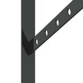 vidaXL Držiaky políc 4 ks 40x2,5x25 cm strieborná nerezová oceľ