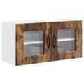 vidaXL Dvierka na umývačku Kalmar Dymová dub 80 x 31 x 40 cm