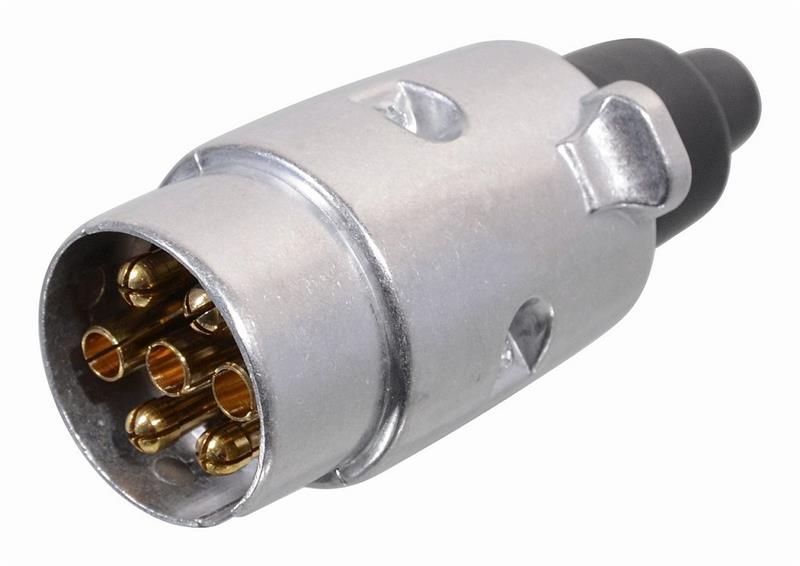 Zástrčka tažného zariadenia Compass 07452 7 pólov ALU