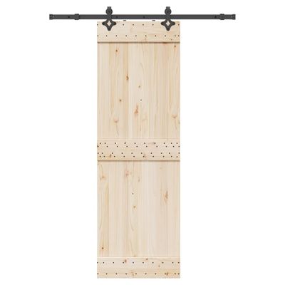 vidaXL Kovanie na posuvné dvere čierne 152,5 cm oceľové
