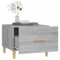 vidaXL Konferenčné stolíky 2ks sivé sonoma 50x50x40cm kompozitné drevo