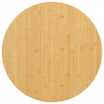 vidaXL Stolová doska Ø60x1,5 cm bambus