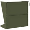 vidaXL Feeder na seno Olivovo zelená 71 x 33 x 70 cm 5 kg
