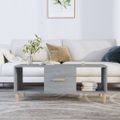vidaXL Konferenčný stolík sivý sonoma 102x50x40cm kompozitné drevo