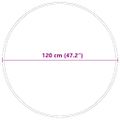 vidaXL Protišmykový Shaggy Koberec Sivá 120 x 120 cm PP