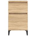 vidaXL Nočné stolíky 2 ks dub sonoma 40x35x70 cm