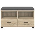 vidaXL Predsieňová lavica Sonoma dub 80 x 38 x 46 cm