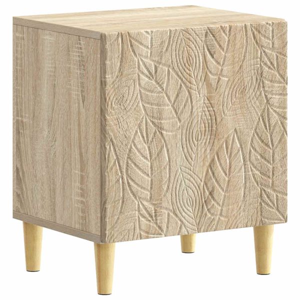 vidaXL Nočný stolík Dub sonoma 43 x 34,5 x 50 cm Kompozitné drevo