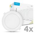 Modee LED Okrúhly LED panel - zapustený 12W 1320lm neutrálna biela P4 (ML-LPRB4000K12WPN)
