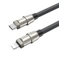 BWOO pútkový kábel USB-C - Lightning 0,3m 27W s popruhom