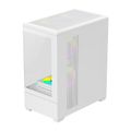 Počítačová skriňa DarkFlash C365 (biela) + 5 ventilátorov