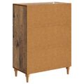 vidaXL Servírovacia skriňa so zásuvkou Staré drevo 66 x 34,5 x 90 cm