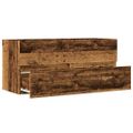 vidaXL Umývadlová skrinka staré drevo 100x38,5x45 cm kompozitné drevo
