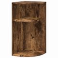 vidaXL Koncový stôl Dymová dub 29,6 x 29,6 x 60 cm Kompozitné drevo