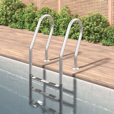vidaXL Bazénový rebrík 54x38x158 cm 304 nehrdzavejúca oceľ