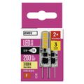 LED žiarovka Classic JC / G4 / 1,9 W (21 W) / 200 lm / teplá biela