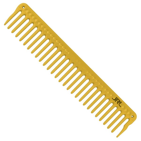 Barber hrebeň na strihanie a styling vlasov JRL Cutting comb J303 - žltý