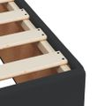 vidaXL Posteľný rám čierny 200x200 cm umelá koža