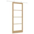 vidaXL Posuvné dvere ORKDAL 93 x 232 cm Prírodná
