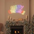 vidaXL Vianočný znak 240 LED Viacfarebný 99,5 x 54 cm PVC