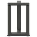 vidaXL Nohy konferenčného stolíka v tvare T, 2 ks, antracitové, 28x25x(42-43) cm, oceľ