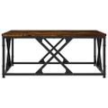 vidaXL Konferenčný stolík dymový dub 70x70x30 cm kompozitné drevo