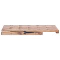 vidaXL Stojan na víno na 15 fliaš 26x50x70 cm mahagónový masív