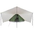 vidaXL Tipi stan so strechou Zelená 510 x 690 x 330 cm taft