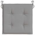 vidaXL Podložky na záhradné stoličky 4 ks 40x40x3 cm, oxfordská látka