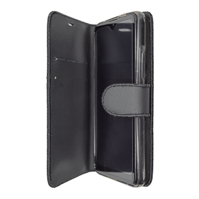 Knižkové puzdro pre CUBOT Note 8, kožené, čierne