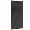 vidaXL Rímske žalúzie Čierna 220 x 100 cm Hliník