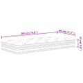 vidaXL Taštičkový pružinový matrac stredne tvrdý 80x200 cm