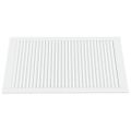 vidaXL Lamelové dvierka na skrinku 2 ks, biele 99,3x59,4 cm, borovica