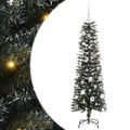 vidaXL Umelý vianočný stromček Zelená 150 cm PVC, plast a oceľ