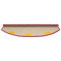 vidaXL Samolepiace schodové rohože 15 ks 80 x 24,5 x 3,5 cm Červená