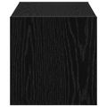 vidaXL Regál na topánky stohovateľné čierny dub 60x30x30,5 cm
